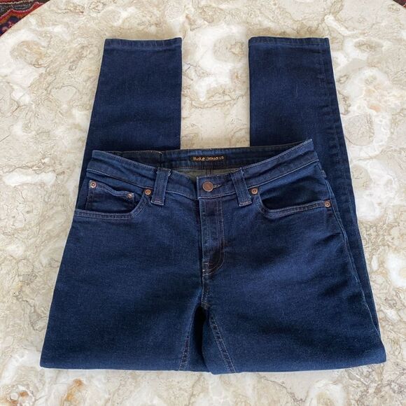 Nudie Jeans Skinny Lin Dry Steel Jeans - Picture 4 of 10